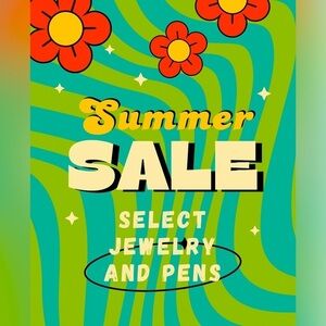 Summer sale on selected jewelry and pens!